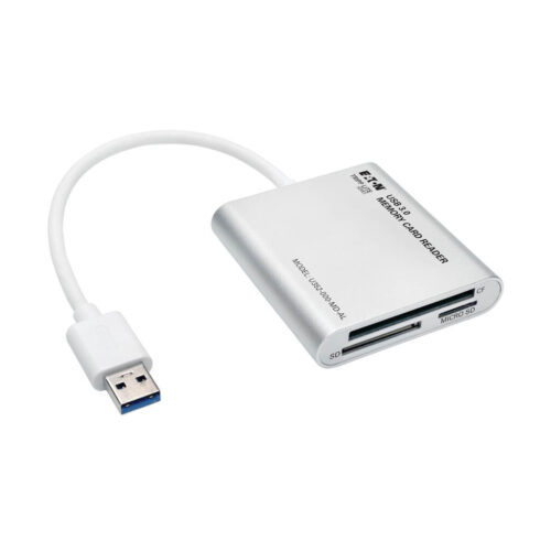 Tripp Lite series USB 3.0 SuperSpeed Multi-Drive Memory Card Reader/Writer, Aluminum Case