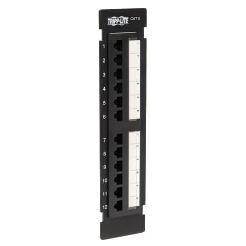 05a7e7a402f91b7a7d8ea2e54573e06d Tripp Lite series 12-Port Cat6/Cat5 Wall-Mount Vertical 110 Patch Panel, TAA