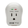 05b36e3c511b3dc855339a805696c011 Tripp Lite series 1-Outlet Personal Surge Protector, Direct Plug-In, 735 Joules, 2 Diagnostic LEDs