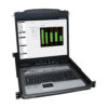 Tripp Lite series NetDirector 8-Port 1U Rack-Mount Console KVM Switch with 19-in. LCD + 8 PS2/USB Combo Cables