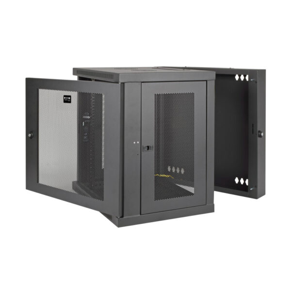 Tripp Lite series SmartRack 12U UPS-Depth Wall-Mount Small Rack Enclosure, Hinged Back