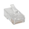 Tripp Lite series RJ45 Modular Connector for Round Stranded UTP Conductor 4-Pair Cat5e, 100 Pack
