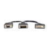 06349f76f2751b63f419084c759ec4e5 Tripp Lite series DVI Y Splitter Cable, Digital and VGA Monitors (DVI-I M to DVI-D F and HD15 F) 6-in. (15.24 cm)