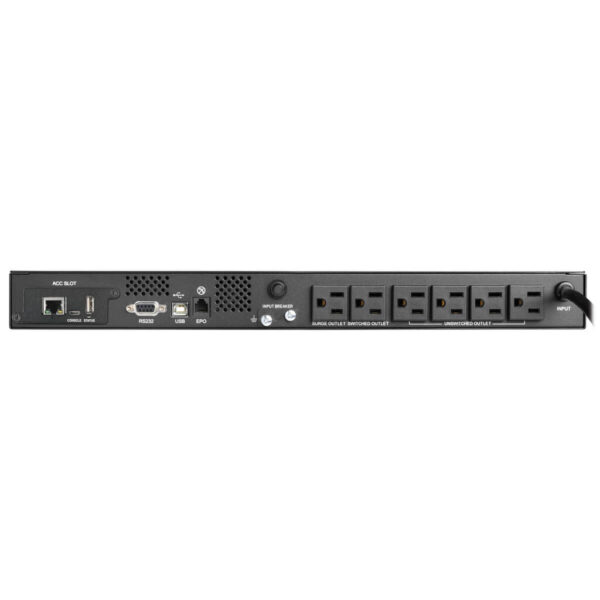 Tripp Lite series SmartPro 120V 500VA 300W Line-Interactive UPS, 1U, WEBCARDLX, USB, DB9, 6 Outlets