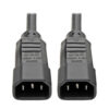 Tripp Lite series 1.92kW 120V Single-Phase ATS/Local Metered PDU - 16 5-15/20R Outlets, Dual L5-20P/5-20P Inputs, 12 ft. Cords, 1U, TAA
