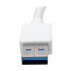 Tripp Lite series USB 3.0 SuperSpeed to Gigabit Ethernet NIC Network Adapter, 10/100/1000, Plug and Play, Aluminum