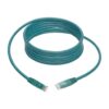 Tripp Lite series Cat6 Gigabit Molded (UTP) Ethernet Cable (RJ45 M/M), PoE, Green, 10 ft. (3.05 m)