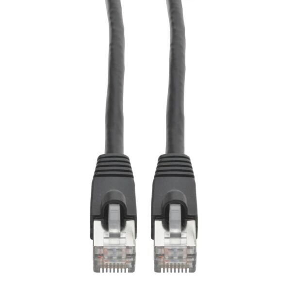 070e5067d409f82d30e45cd31ea83d46 Tripp Lite series Cat6a 10G Snagless Shielded STP Ethernet Cable (RJ45 M/M), PoE, Black, 35 ft. (10.67 m)