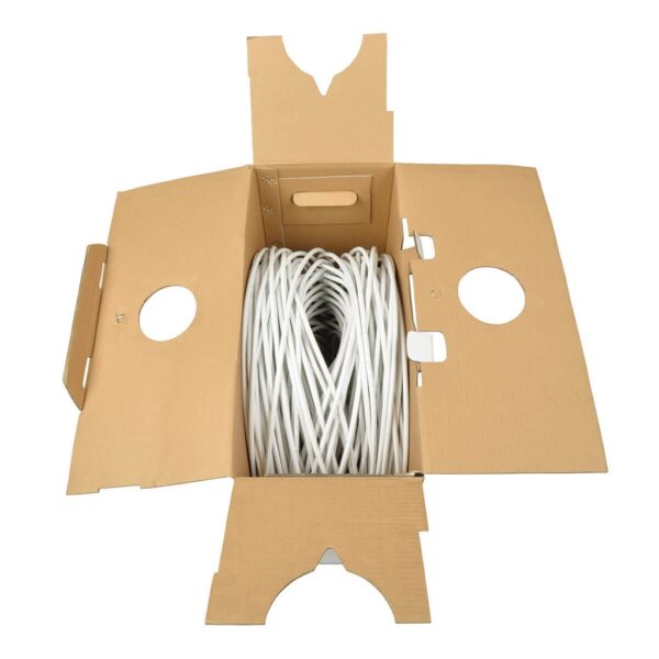 07200bc22a5490662d4f793c6993a80e Tripp Lite series RG6/U Quad-Shield CMR-Rated Coaxial Cable, White, 1000 ft. (304.8 m)