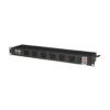 Tripp Lite series 1U Rack-Mount Power Strip, 120V, 15A, 5-15P, 12 Right-Angle 5-15R Outlets (6 Front-Facing, 6 Rear-Facing), 15 ft. (4.57 m) Cord