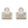 0748a04a37560555953edd0d6c9172a9-3 Tripp Lite series Safe-IT Cat6a 10G Snagless Antibacterial S/FTP Ethernet Cable (RJ45 M/M), PoE, White, 25 ft. (7.62 m), TAA
