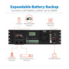 Tripp Lite series 120VAC 24VDC 2000VA 1600W Extreme Temperature Network UPS for Industrial and Traffic Networks, 3U, Hardwire