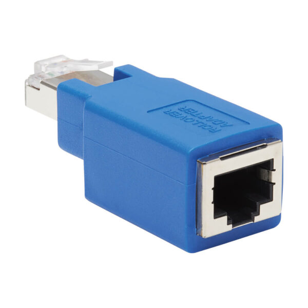 Tripp Lite series Cisco Serial Console Rollover Adapter (M/F) - RJ45 to RJ45, Shielded, Blue