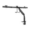 Tripp Lite Safe-IT Triple-Display Desk Clamp/Grommet Mount, Gas Spring Arm, Antimicrobial Tape, for 17 to 32 in. Displays - DMPDT1732AM