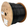 Tripp Lite series Cat6/Cat6e 600 MHz Solid-Core Direct-Burial Outdoor-Rated UTP Bulk Ethernet Cable - Black, 1,000 ft. (304.8 m)