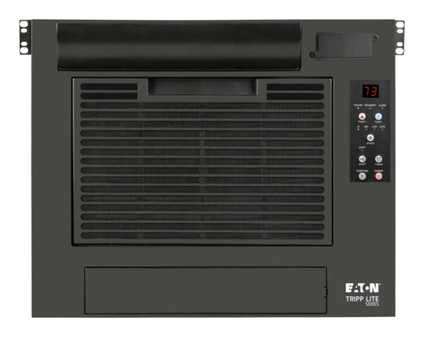 07d74c9acdd6bf3e330b4957ccdc8593 Tripp Lite series AC Unit for Server Racks - 9,000 BTU (2.64 kW), 120V, R32 Refrigerant, 8U Rack, Black