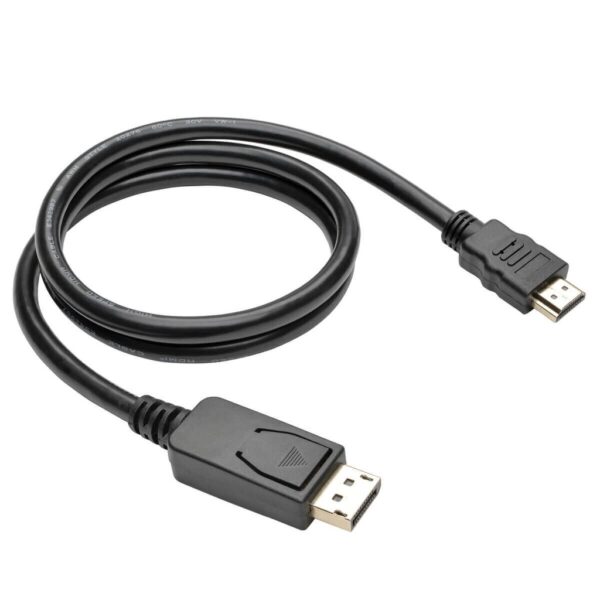 Tripp Lite series DisplayPort 1.2 to HDMI Adapter Cable (DP with Latches to HDMI M/M), 4K, 3 ft. (0.9 m)
