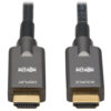 081caded24488cbaa8a8ebd2c5f130e8-1 Tripp Lite series High-Speed Armored HDMI Fiber Active Optical Cable (AOC) - 4K @ 60 Hz, HDR, 4:4:4, M/M, Black, 20 m (65 ft.)