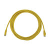 0823665242f009ae06cf3b4b112988ab-1 Tripp Lite series Cat6a 10G Snagless Molded UTP Ethernet Cable (RJ45 M/M), PoE, Yellow, 15 ft. (4.6 m)