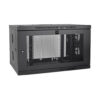 Tripp Lite series SmartRack 9U Low-Profile Switch-Depth-Plus Wall-Mount Mini Rack Enclosure, Wide