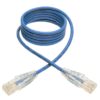 Tripp Lite series Cat6 Gigabit Snagless Slim UTP Ethernet Cable (RJ45 M/M), PoE, Blue, 4 ft. (1.22 m)