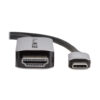 Tripp Lite series USB-C to HDMI Active Adapter Cable (M/M) - 8K 60 Hz, 4K 144 Hz, HDR, 4:4:4, HDCP 2.3, Black, 3 ft. (0.9 m)