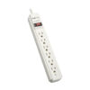 08dab7a36c939702f211a62e8e8173bf Tripp Lite series Protect It! 6-Outlet Surge Protector, 6 ft. Cord, 900 Joules, Diagnostic LED, Light Gray Housing