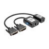 Tripp Lite series DVI over Cat5/6 Active Extender Kit, Transmitter/Receiver for Video, DVI-D Single Link, Up to 125 ft. (38 m), TAA