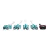 09090cdfa48453b0a592cf3888249e4d-3 Tripp Lite series 40G MTP/MPO to 4xLC Fan-Out OM4 Plenum-Rated Fiber Optic Cable, 40GBASE-SR4, Push/Pull Tabs, Magenta, 1 m