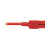 Tripp Lite series Power Cord C14 to C15 - Heavy-Duty, 15A, 250V, 14 AWG, 6 ft. (1.83 m), Red