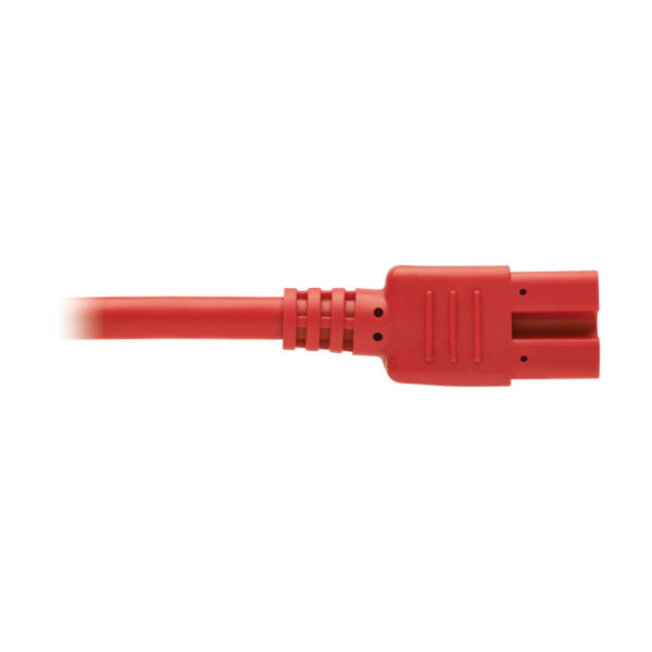 Tripp Lite series Power Cord C14 to C15 - Heavy-Duty, 15A, 250V, 14 AWG, 6 ft. (1.83 m), Red