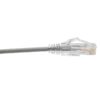 097d6fc0e4275313dbec086aeb02d669-6 Tripp Lite series Cat6 Gigabit Snagless Slim UTP Ethernet Cable (RJ45 M/M), PoE, Gray, 6 ft. (1.83 m)