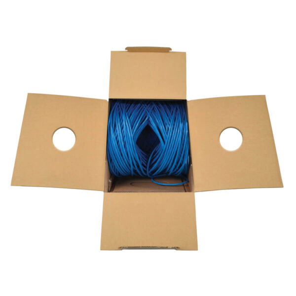 09aef253932a807f82ca8cdc2fce603c Tripp Lite series Cat6 Gigabit Solid Core UTP Bulk Ethernet Cable, CMP-LP 0.5A Plenum, 100W PoE/PoE++, Blue, 1000 ft. (304.8 m)