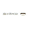 09b54e719d77125896ac0503e2493e1d Tripp Lite Safe-IT USB-A to Lightning, Micro-B and USB-C Antibacterial Sync/Charge Cable (M/3xM), MFi Certified, White, 4 ft. - M101AB-004-LMCW