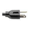 09f4940d04b9cece069fd3b81722dcca Tripp Lite series Desktop Computer Power Cord, NEMA 5-15P to C13, 5-Pack - 10A, 125V, 18 AWG, 2 ft. (0.61 m), Black - P030-002-5