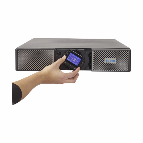 Eaton 9PX 3000VA 3000W 208V Online Double-Conversion UPS - L6-20P, 8 C13, 2 C19 Outlets, Cybersecure Network Card Option, Extended Run, 2U Rack/Tower