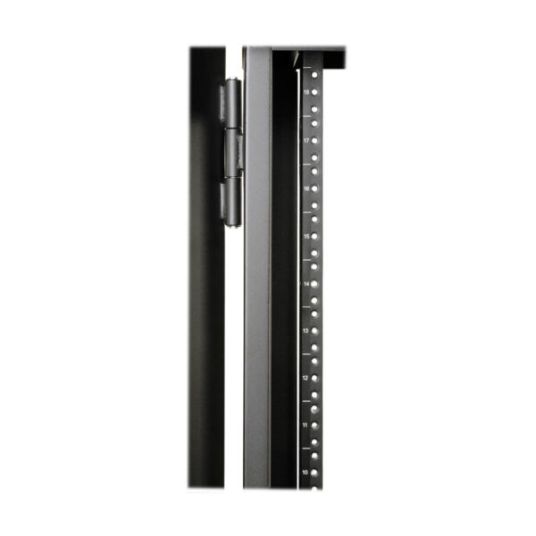 0a2e98e06e21a9a290e38524d9775107 Tripp Lite series SmartRack 18U Low-Profile Patch-Depth Wall-Mount Half-Height Rack Enclosure, Hinged Back