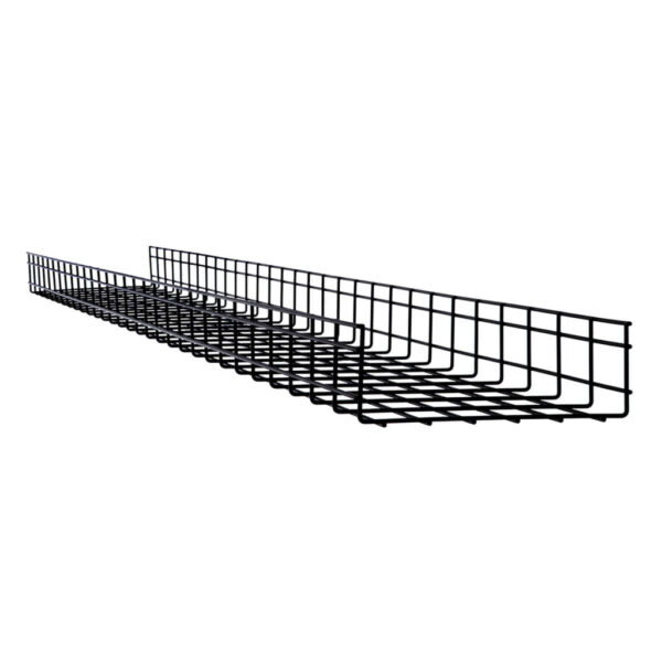 Tripp Lite series Wire Mesh Cable Tray - 300 x 100 x 3000 mm (12 in. x 4 in. x 10 ft.), 6 Pack