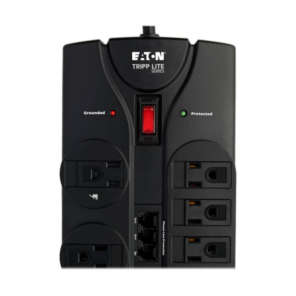 Tripp Lite series Protect It! 12-Outlet Surge Protector, 8 ft. (2.43 m) Cord, 2160 Joules, Tel/Modem Protection