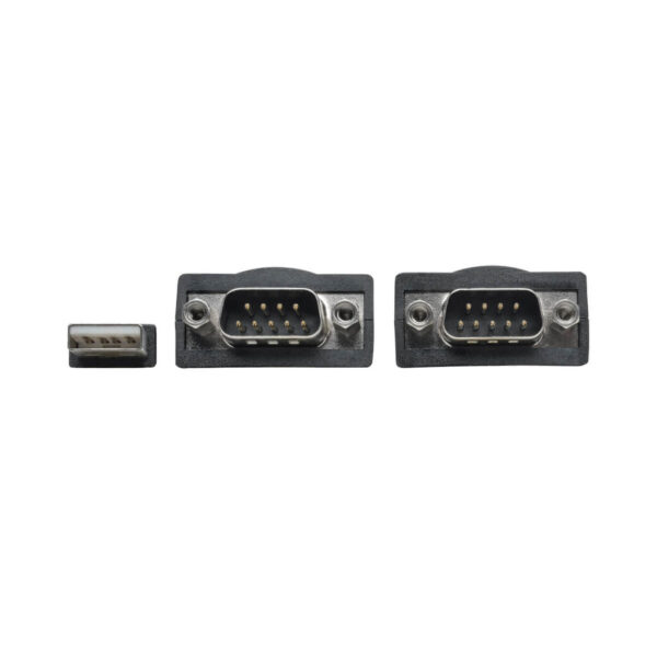 0a9051adc17805476de5e830fa9bf644 Tripp Lite series 2-Port USB to DB9 Serial FTDI Adapter Cable with COM Retention (M/M), 6 ft. (1.83 m)