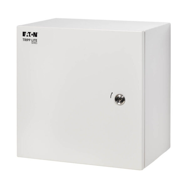 Tripp Lite series SmartRack Outdoor Industrial Enclosure with Lock - NEMA 4, Surface Mount, Metal Construction, 14 x 14 x 6 in., Gray