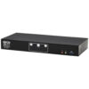 Tripp Lite series 2-Port DisplayPort Dual-Display KVM Switch - 4K 60 Hz, USB 3.2 Gen 1, HDCP 2.2, USB Sharing, TAA