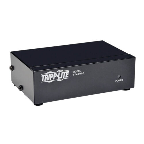 Tripp Lite series 2-Port VGA/SVGA Video Splitter with Signal Booster, High Resolution Video, 350MHz, (HD15 M/2xF)