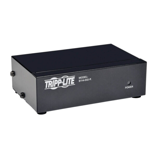 0aecb1036ae13856247d3d930af8b333 Tripp Lite series 2-Port VGA/SVGA Video Splitter with Signal Booster, High Resolution Video, 350MHz, (HD15 M/2xF)