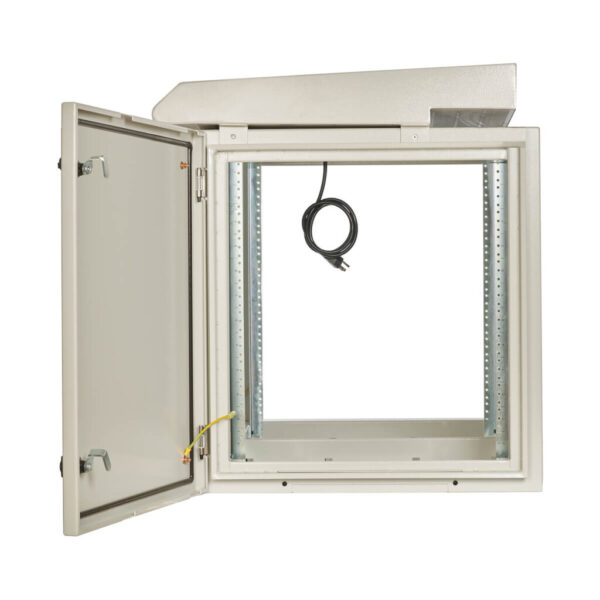 Tripp Lite series SmartRack Industrial Enclosure - NEMA 3R, Wall Mount, Heavy-Duty Metal, Locking, Fan With Thermal Switch, 32.5 in. Depth, 12U, Gray