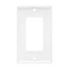 Tripp Lite series Single-Gang Faceplate, Decora Style - Vertical, White, TAA