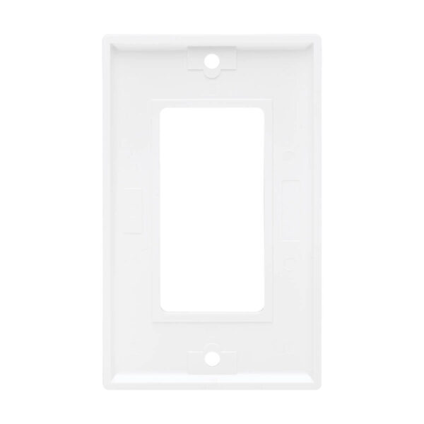Tripp Lite series Single-Gang Faceplate, Decora Style - Vertical, White, TAA