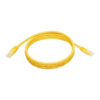 0b1ae187a1061cfb9d8b6f8337db9582 Tripp Lite series Cat6 Gigabit Molded (UTP) Ethernet Cable (RJ45 M/M), PoE, Yellow, 5 ft. (1.52 m)