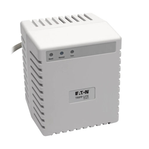 Tripp Lite series 600W 120V Power Conditioner with Automatic Voltage Regulation (AVR), AC Surge Protection, 6 Outlets, TAA