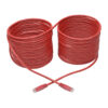 Tripp Lite series Cat6 Gigabit Molded (UTP) Ethernet Cable (RJ45 M/M), PoE, Red, 50 ft. (15.24 m)